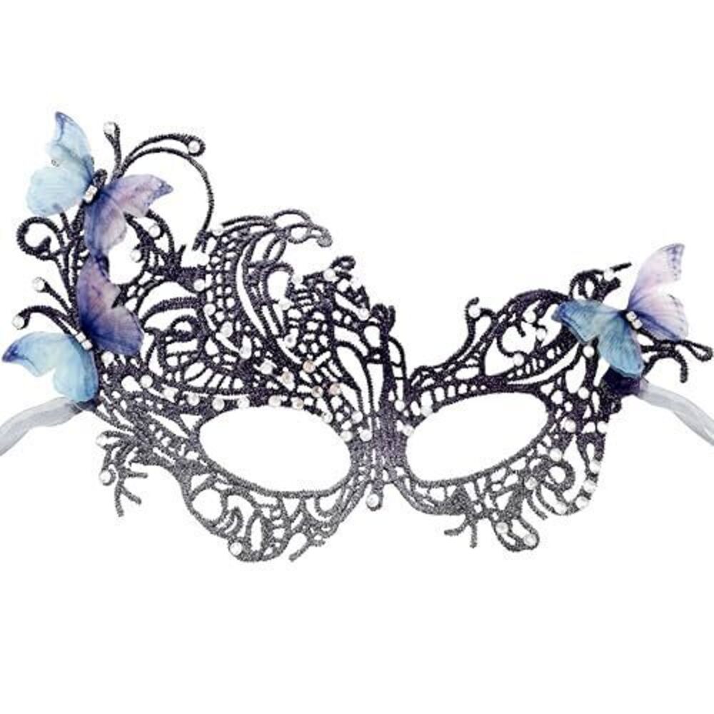 4890 Costume Masks Butterfly Lace Masquerade Masks Vintage 1920s Mask